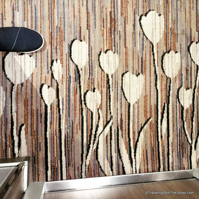 Tulip carpet, ms Koningsdam, Holland America Line