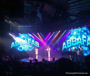 ABBA Fab, World Stage, ms Koningsdam, Holland America Line