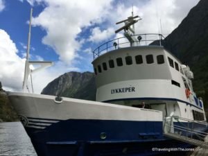 Lykkeper fjord boat, Flam, Norway