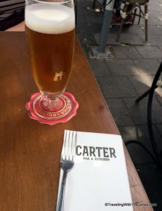Outdoor drinking and dining, Carter Bar & Kitchen, Amsterdam, The Netherlands