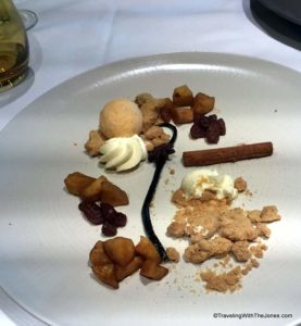 Deconstructed Apple Pie, A Taste of De Librije, ms Koningsdam, Holland America Line