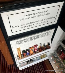 mini-bar, Room 501, Hilton Amsterdam Hotel