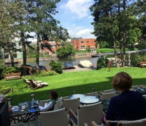 garden terrace, Hilton Amsterdam Hotel