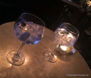 gin & tonics, Carter Bar & Kitchen, Amsterdam