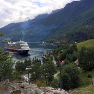 view from hiking trail, Flam, Norway