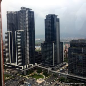 View of Taipei Marriott from Ferris Wheel
