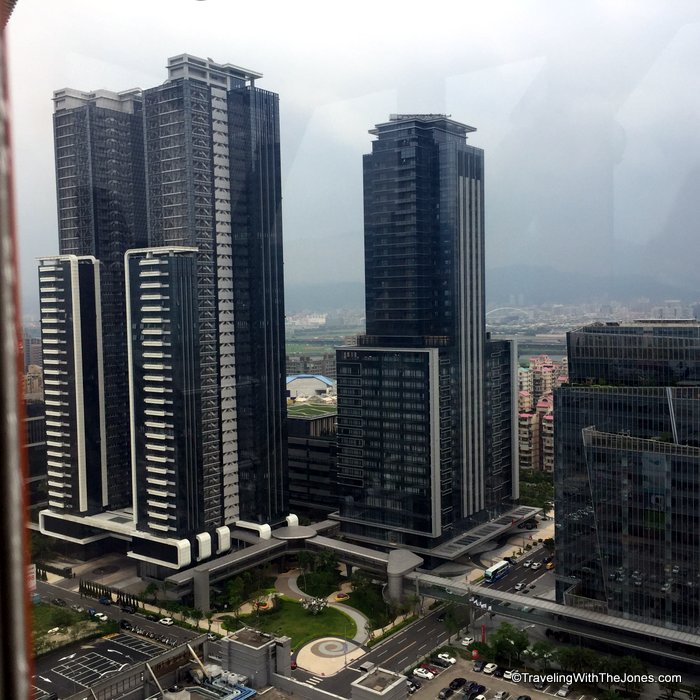 View of Taipei Marriott from Ferris Wheel