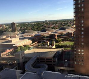 view from the window, Room 2146, Hilton Minneapolis