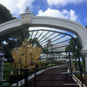 The Government House, located on Morne Fortune near Castries, St. Lucia.