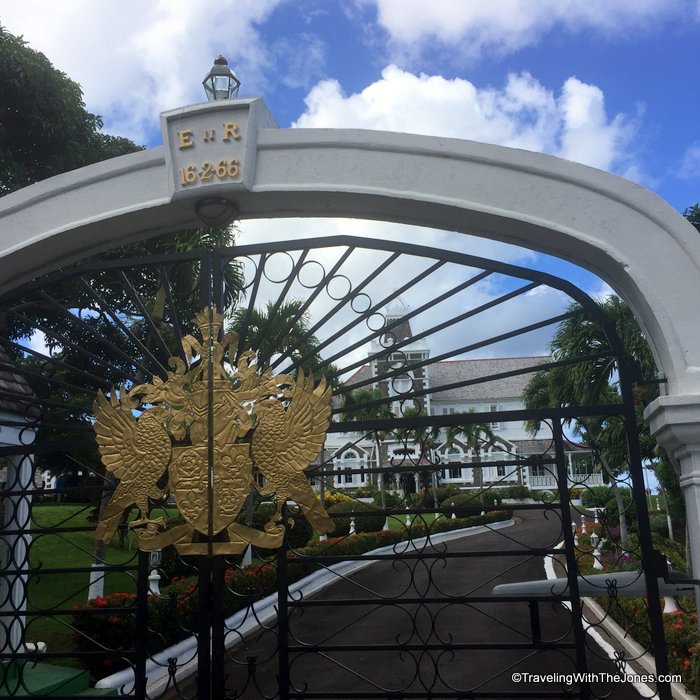 The Government House, located on Morne Fortune near Castries, St. Lucia.
