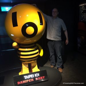 one of the Damper "Babies" at Taipei 101, Taipei, Taiwan