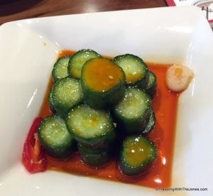 cucumber salad, Din Tai Fung in Taipei, Taiwan