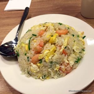 shrimp fried rice, Din Tai Fung in Taipei, Taiwan