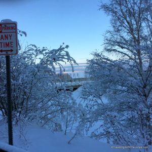 walking along the Chena River, Fairbanks, Alaska