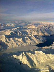 View from Alaska Airlines on a clear day, Southeast Alaska
