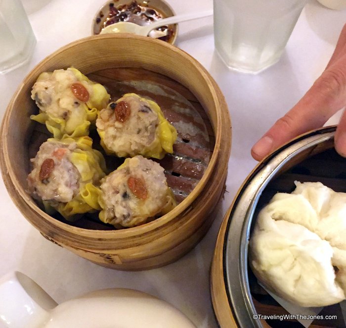 Siu Mai and Steamed BBQ Pork Bun, Triple Crown Dim Sum Restaurant,in Chicago's Chinatown