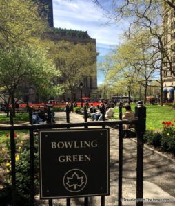 Bowling Green park, Financial District, New York City