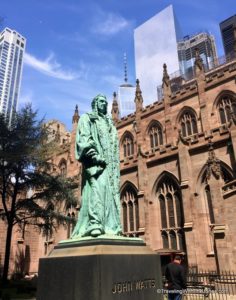 cemetery outside Trinity Church Wall Street, New York City