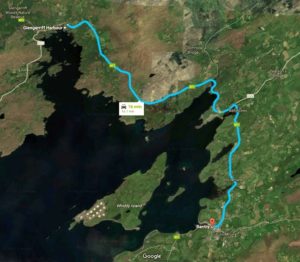 Google map of Glengarriff Harbor