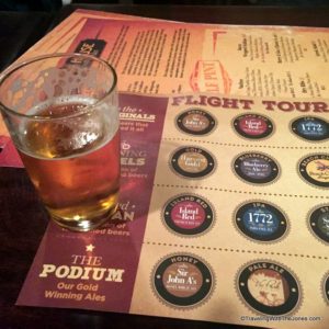 beer tasting at The Gahan House, Charlottetown, Prince Edward Island, Canada