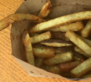 hand cut fries from the Chip Shack, Charlottetown, Prince Edward Island, Canada