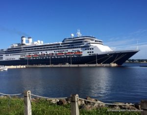 Holland America's Rotterdam cruise ship in Charlottetown, Prince Edward Island, Canada