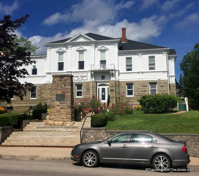 Victoria County courthouse, Baddeck, Cape Breton Island, Nova Scotia, Canada