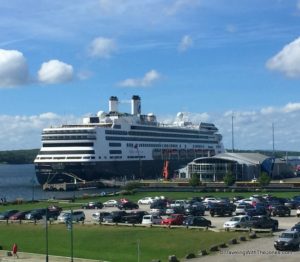 Holland America Rotterdam in the port of Sydney, Cape Breton, Canada