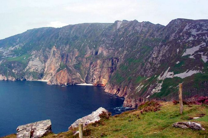 Sliabh Liag (Slieve League) cliffs in County Donegal, Ireland 