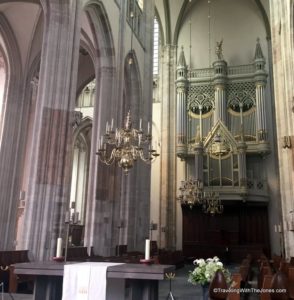 interior view and organ - St. Martin's Cathedral (Dom Church), Utrecht, The Netherlands
