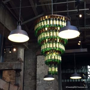 Chandelier -Jameson Distillery Bow St., Dublin, Ireland