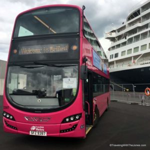 cruise shuttle bus, Belfast, Northern Ireland