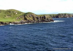 view from Prinsendam as sailing away from Killybegs, Ireland