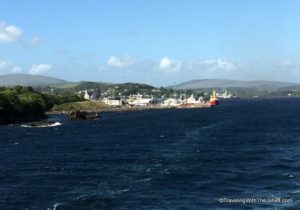 Prinsendam sail away from Killybegs, Ireland