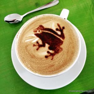 latte at Box of Frogs, Bantry, Ireland