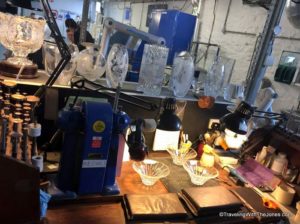 sculpting and engraving, Waterford Crystal factory tour, Waterford, Ireland