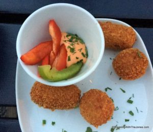 lobster croquettes. shrimp bitterballs, Mussel and Gin, Amsterdam, The Netherlands