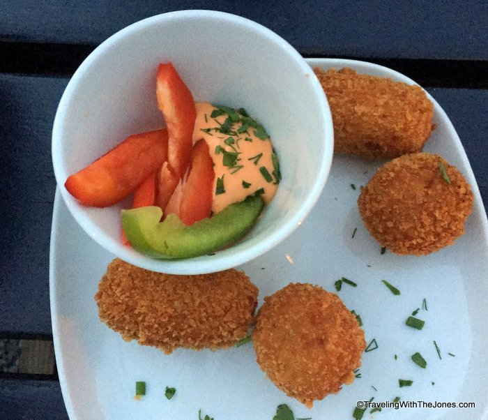 lobster croquettes. shrimp bitterballs, Mussel and Gin, Amsterdam, The Netherlands