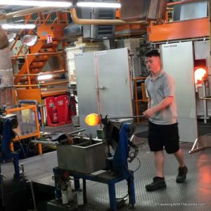 Blowing room - House of Waterford Crystal tour, Waterford, Ireland