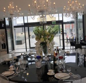 display in retail shop, House of Waterford Crystal, Waterford, Ireland
