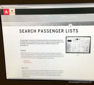 search Red Star Line passenger lists at museum in Antwerp, Belgium