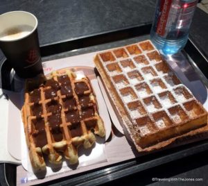 Waffles at Waffle Factory, Antwerp, Belgium