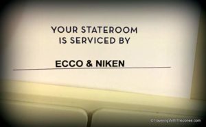Ecco & Niken, room stewards, Holland America Line