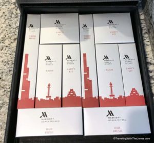 toiletries - Marriott Osaka Miyako hotel