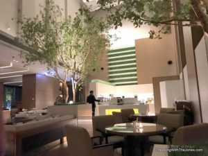 Executive Club Lounge, Marriott Osaka Miyaka hotel, Japan