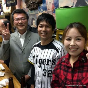 locals at Izakaya in Osaka, Japan