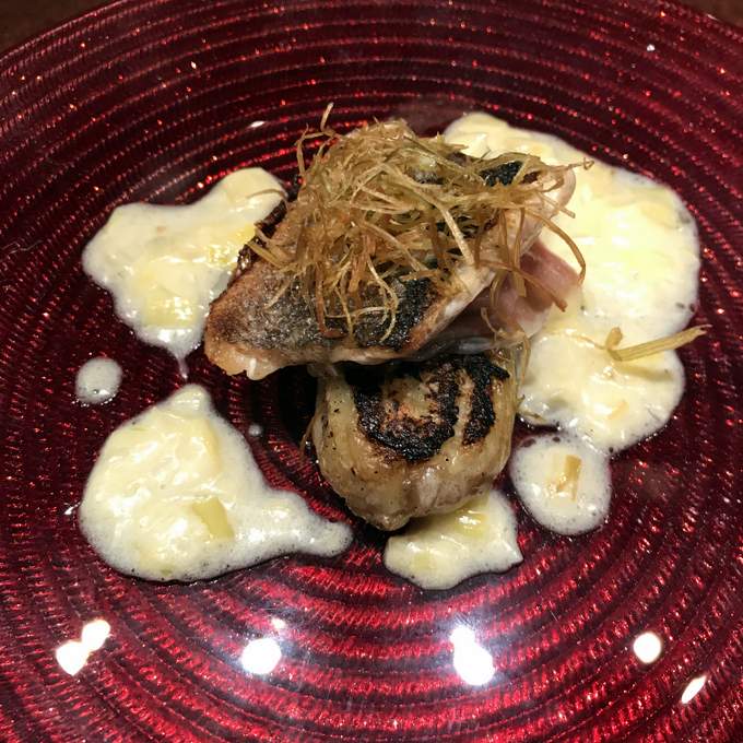 fish course - Rin-Tei in Osaka, Japan