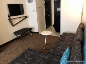 seating area, Room 436, Renaissance Denver Downtown City Center Hotel