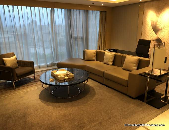 Suite living area, JW Marriott Hotel Chengdu, China