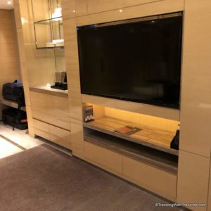 television in suite 1512, JW Marriott Hotel Chengdu, China